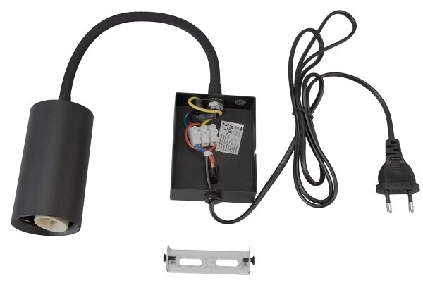 Lampă flexibilă de perete Brilagi SELE 1xGU10/30W/230V negru