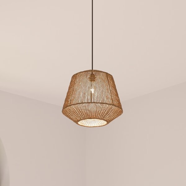 Lustră pe cablu Atmosphera JILY 1xE27/40W/230V bej iută