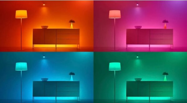 SET 3x bec LED RGBW dimabil WiZ PAR16 GU10/4,7W/230V 2200-6500K Wi-Fi
