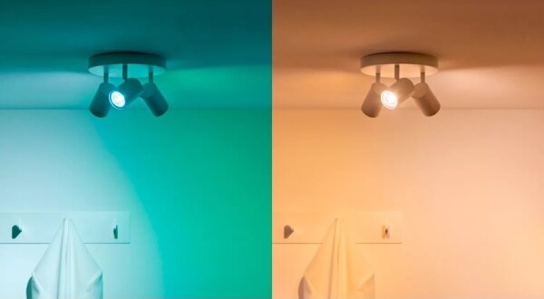 SET 3x bec LED RGBW dimabil WiZ PAR16 GU10/4,7W/230V 2200-6500K Wi-Fi