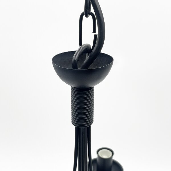 Candelabru cu lanț ANTON 5xE14/15W/230V negru