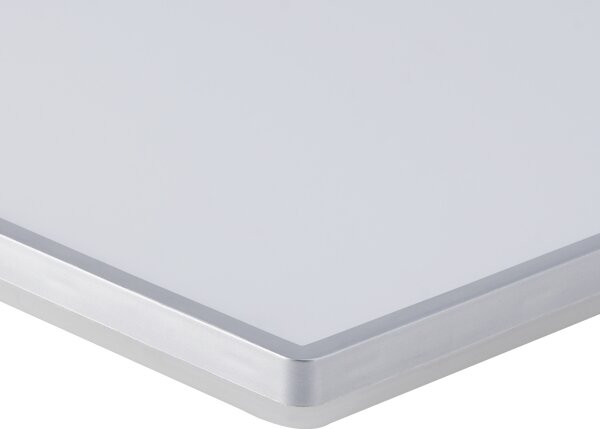 Brilagi - Plafonieră LED pentru baie ULTRA SLIM, 24 W, 230 V, 42x42 cm, argintie, IP54