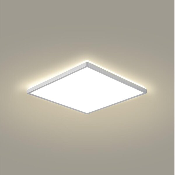 Brilagi - Plafonieră LED ULTRA SLIM pentru baie, 18W, 230V, 30x30 cm, argintie, IP54