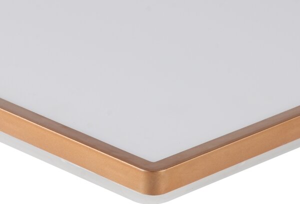 Brilagi - Plafonieră LED pentru baie ULTRA SLIM LED/24W/230V 42x42 cm roz auriu IP54