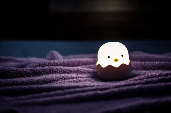 Lampă LED RGB tactilă reîncărcabilă dimabilă pentru copii MegaLight EGGY EGG LED/5V