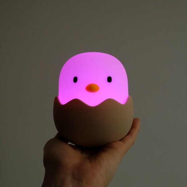 Lampă LED RGB tactilă reîncărcabilă dimabilă pentru copii MegaLight EGGY EGG LED/5V