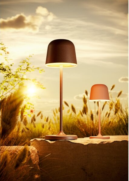 Eglo 901938 - Lampă de masă LED MANNERA-S, reîncărcabilă, dimabilă, pentru exterior, 1,8 W / 5 V, IP54, portocalie