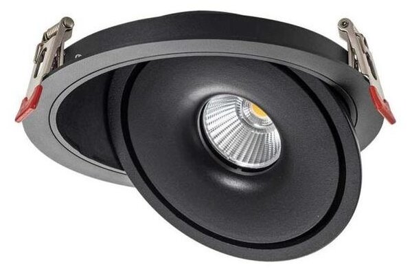 LED spot încastrat 12W 230V 3000/4000/6400K pr. 12 cm negru