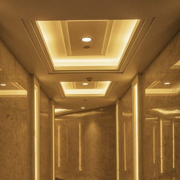 LED spot încastrat 20W 230V 3000/4000/6400K pr.16,5 cm alb