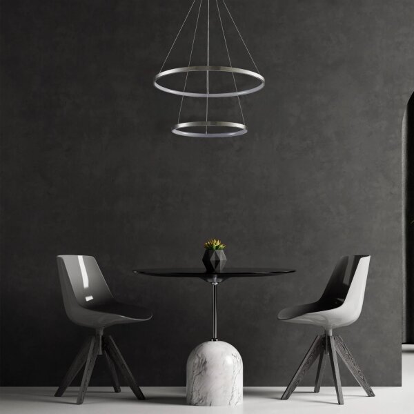 Lustră LED pe cablu LEA LED/35W/230V 4000K d. 60 cm crom