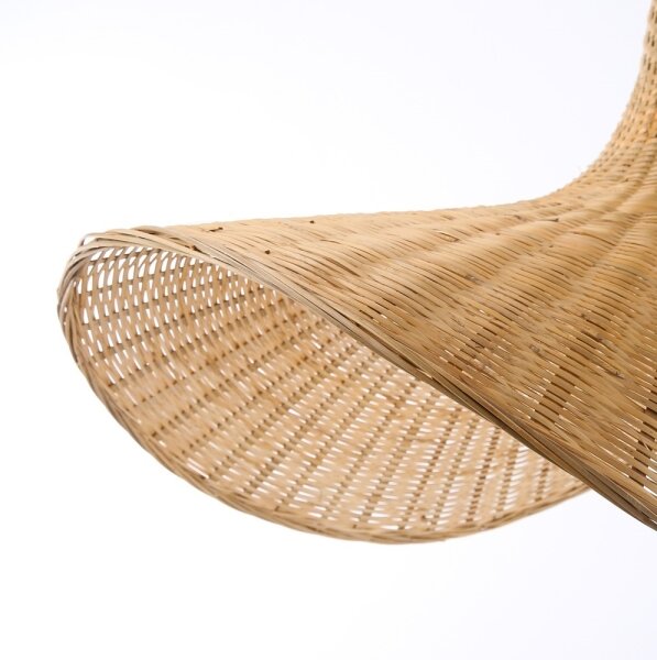 Lustră pe cablu Immax 08290L SOMBRERO 1xE27/40W/230V d. 80 cm ratan