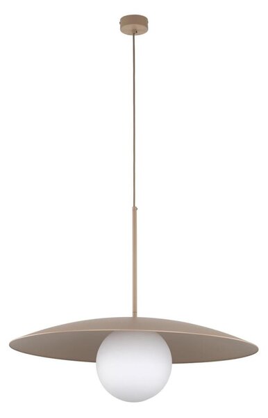 Lustră pe cablu SLATE 1xE27/15W/230V d. 65 cm bej