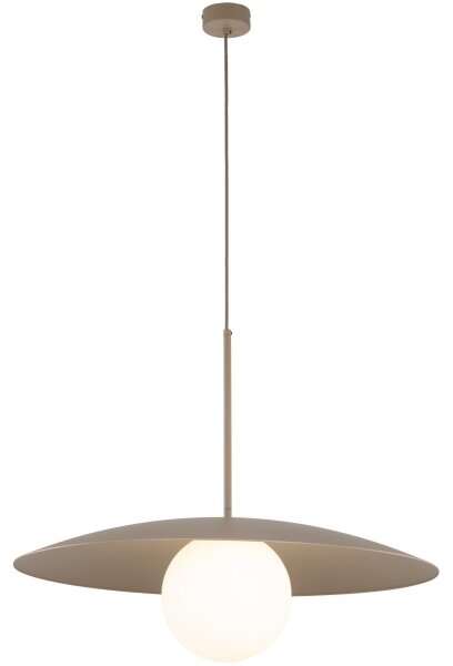 Lustră pe cablu SLATE 1xE27/15W/230V d. 65 cm bej