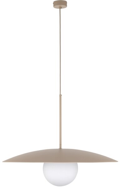 Lustră pe cablu SLATE 1xE27/15W/230V d. 65 cm bej