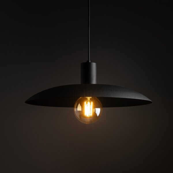 Lustră pe cablu ASTRA 1xE27/15W/230V d. 41 cm negru