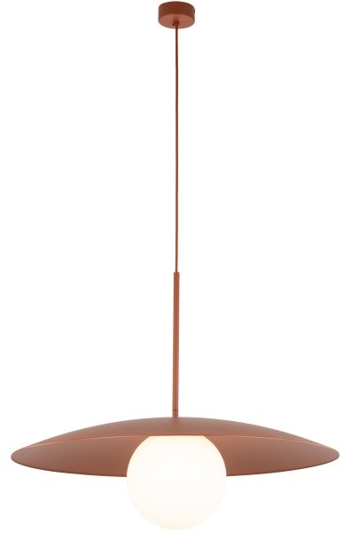 Lustră pe cablu SLATE 1xE27/15W/230V d. 65 cm cărămidă