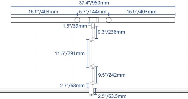 Lampă LED tactilă dimabilă de masă Brilagi VARIO LED/24W/230V 3000-6500K CRI 92 alb