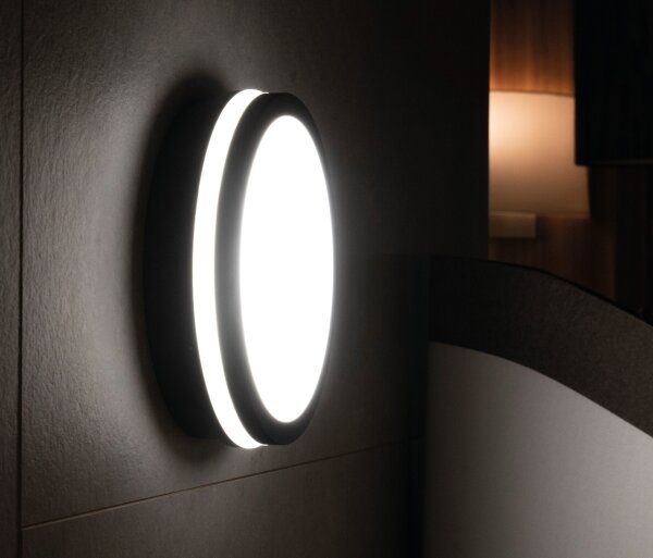Plafonieră LED de exterior Kanlux 38783 BENO LED/24/30W/230V 3000/3500/4000K IP65 antracit