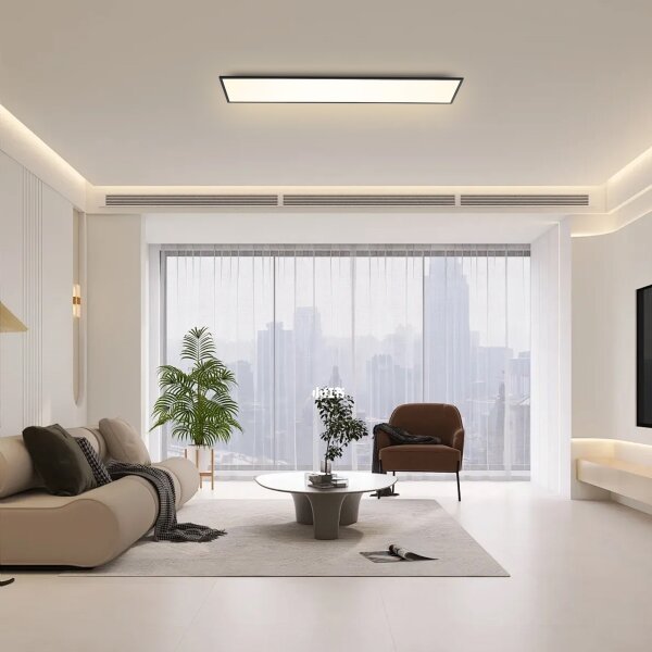 Plafonieră LED Brilagi SLIMFRAME LED/58W/230V 120x30 cm negru