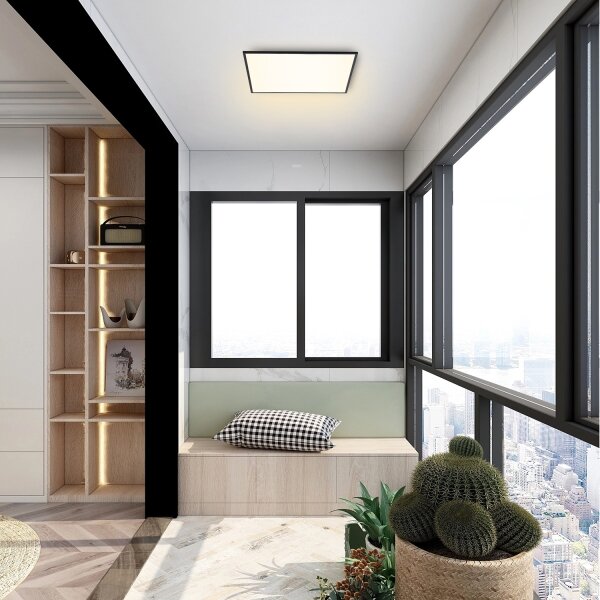 Plafonieră LED Brilagi SLIMFRAME LED/36W/230V 45x45 cm negru
