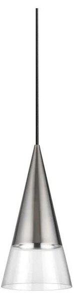 Lustră LED pe cablu Ideal Lux CONO 1xGU10/7W/230V d. 15 cm crom