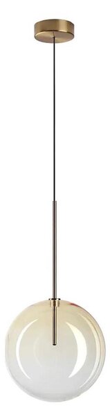Lustră LED pe cablu Ideal Lux EQUINOXE 1xG4/2W/230V d. 25 cm alamă/fumuriu