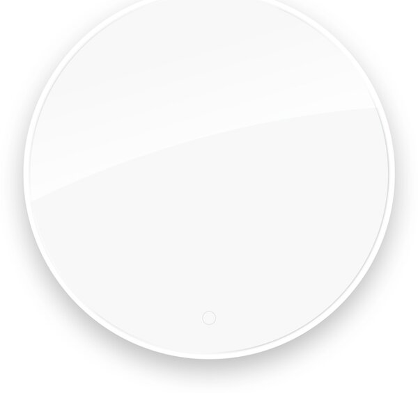Oltens Nordlis oglindă 80x80 cm rotund cu iluminare cu covoraș de încălzire 64109000
