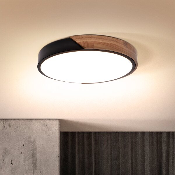 Plafonieră LED Brilagi PILANA LED/24W/230V stejar