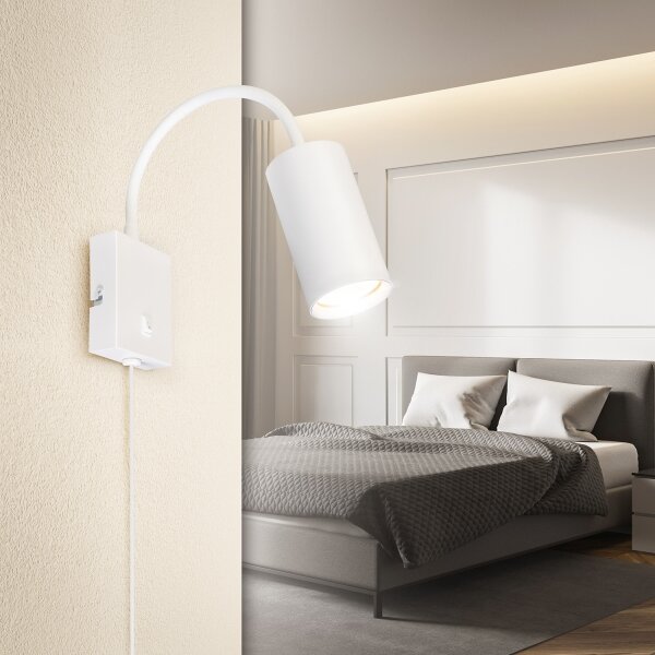 Lampă flexibilă de perete Brilagi SELE 1xGU10/30W/230V alb