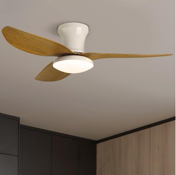 BRILAGI LED ventilator tavan dimabil 30W 230V 3000-6500K alb/maro + DO