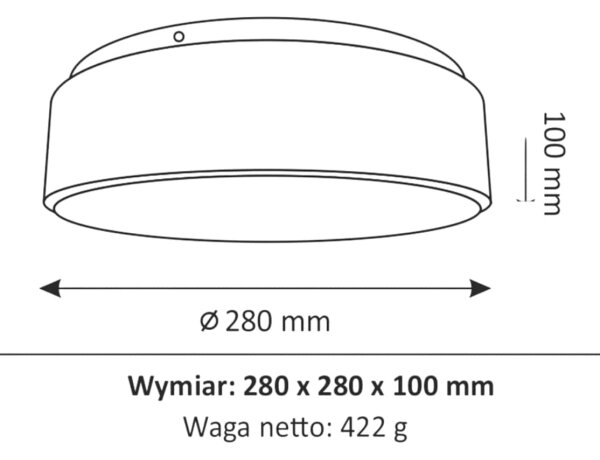 Plafonieră LED pentru baie RENE LED/15W/230V IP44 albă