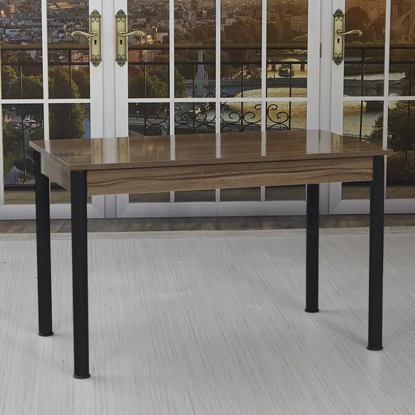 Masa bucatarie Bella negru marmorat, 120 cm