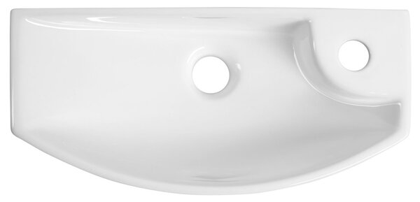 Sapho Sapho, lavoar ceramic CARLON, 45x23cm, orificiu baterie dreapta, alb, AR458