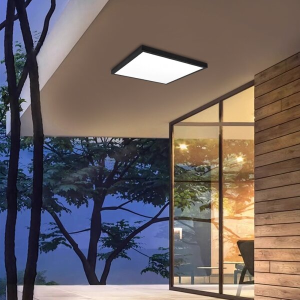Plafonieră LED pentru baie Brilagi FRAME LED/50W/230V 3000/4000/6000K IP44 negru