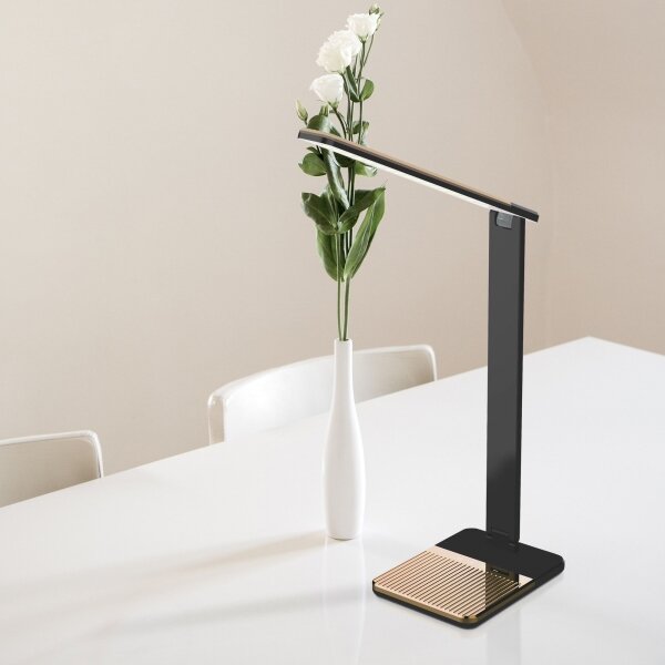 Lampă LED tactilă dimabilă de masă PRESTIGE LED/12W/230V 2700/6500K negru