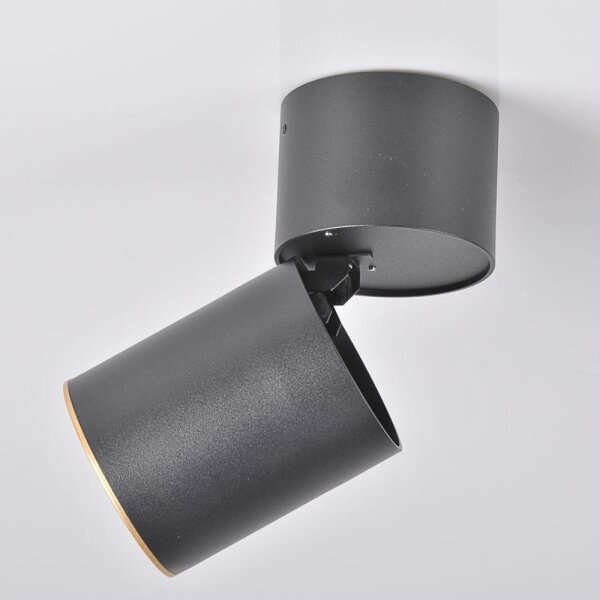 Lampă spot NIXA 1xGU10/10W/230V negru/auriu