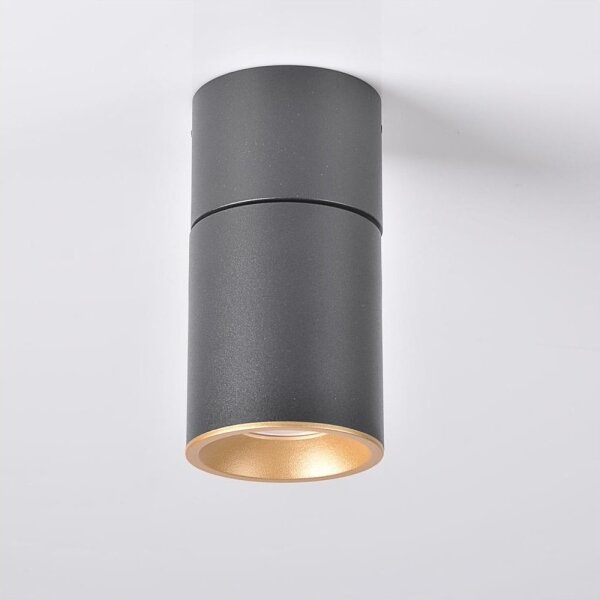 Lampă spot NIXA 1xGU10/10W/230V negru/auriu