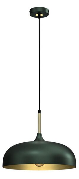 Lustră pe cablu LINCOLN 1xE27/60W/230V d. 35 cm verde