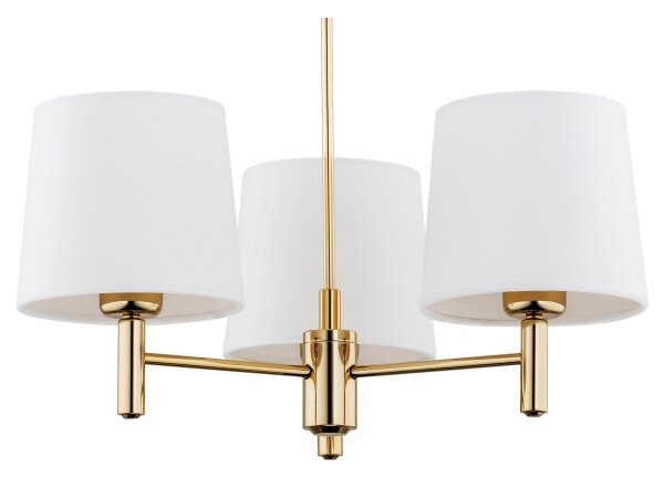 Lustră pe tijă PONTE 3xE27/15W/230V albă Argon 6110
