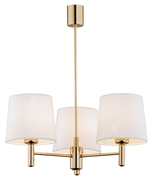 Lustră pe tijă PONTE 3xE27/15W/230V albă Argon 6110