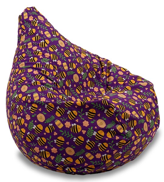 Fotoliu puf copii, Nirvana Light Pufrelax, Material Impermeabil, Beehive