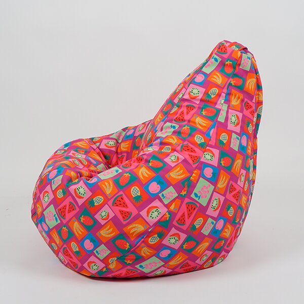 Fotoliu puf copii, Nirvana Light Pufrelax, Material Impermeabil, J'aime Les Fruits