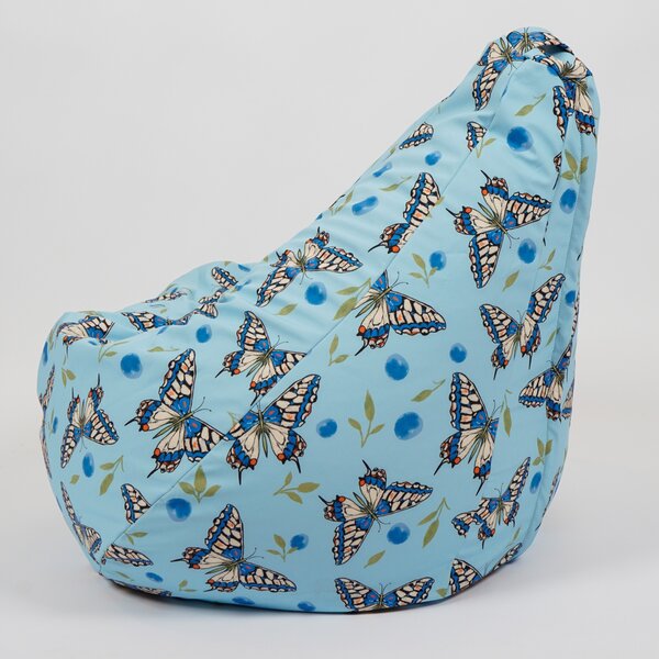 Fotoliu puf copii, Nirvana Light Pufrelax, Material impermeabil - Mariposa