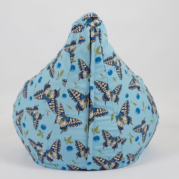 Fotoliu puf copii, Nirvana Light Pufrelax, Material impermeabil - Mariposa