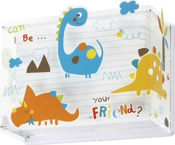 Dalber D-73458 - Aplică perete copii DINOS 1xE27/60W/230V