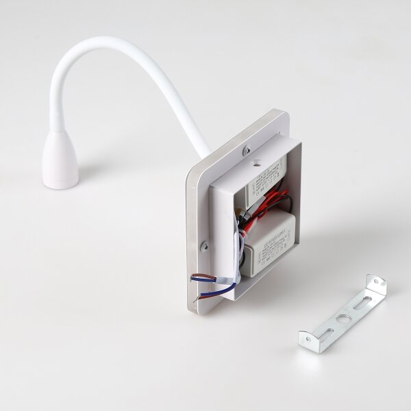Lampă LED flexibilă de perete Brilagi MAYA Double LED/4W/230V + LED/3W alb