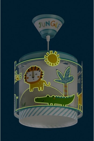Dalber D-76112 - Lustră copii MY LITTLE JUNGLE 1xE27/15W/230V