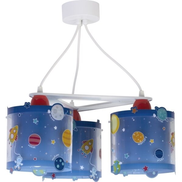 Dalber D-41344 - Lustră copii PLANETS 3xE27/60W/230V