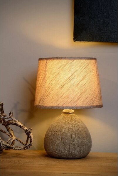 Lucide 47506/81/43 - Lampă de masă RAMZI 1xE14/40W/230V v.26cm