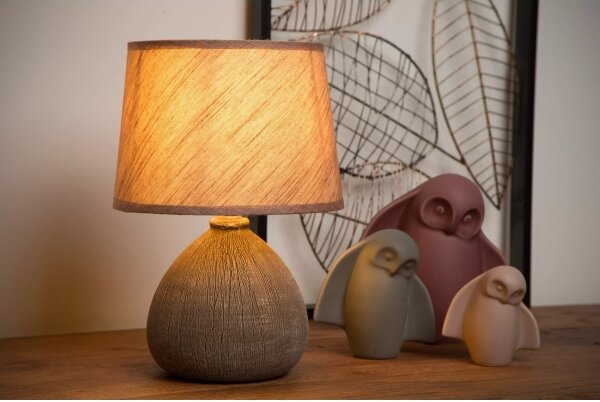 Lucide 47506/81/43 - Lampă de masă RAMZI 1xE14/40W/230V v.26cm